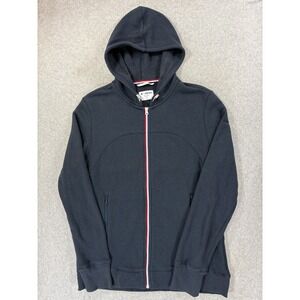 Fourlaps Midweight Athletic Hoodie Jacket (Men's Large) Blue